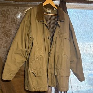 Northeast Outfitters Men's Tan Trench Coat with Brown Collar
